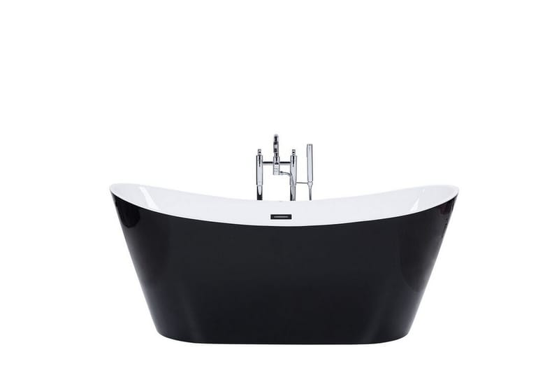 Badkar fristående 180 cm svart ANTIGUA - Svart - Hus & renovering - Kök & bad - Badrum - Badkar