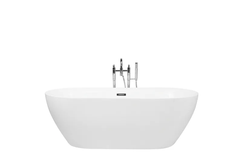 Badkar fristående 180 cm vit CARRERA