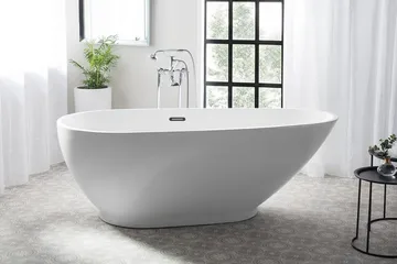 Guiana Badkar 170 cm - Vit - Hus & renovering - Kök & bad - Badrum - Badkar - Fristående badkar