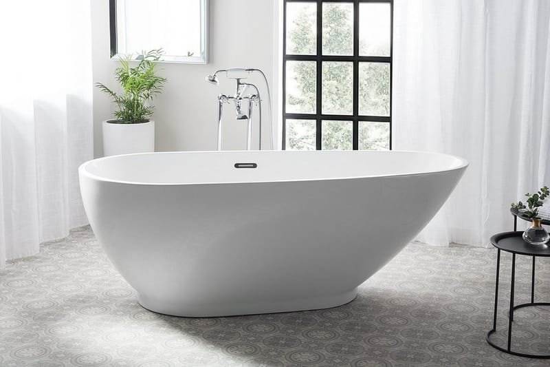 Guiana Badkar 170 cm - Vit - Hus & renovering - Kök & bad - Badrum - Badkar - Fristående badkar