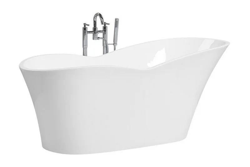 Hiddenlak Badkar Fristående - Vit - Hus & renovering - Kök & bad - Badrum - Badkar - Fristående badkar