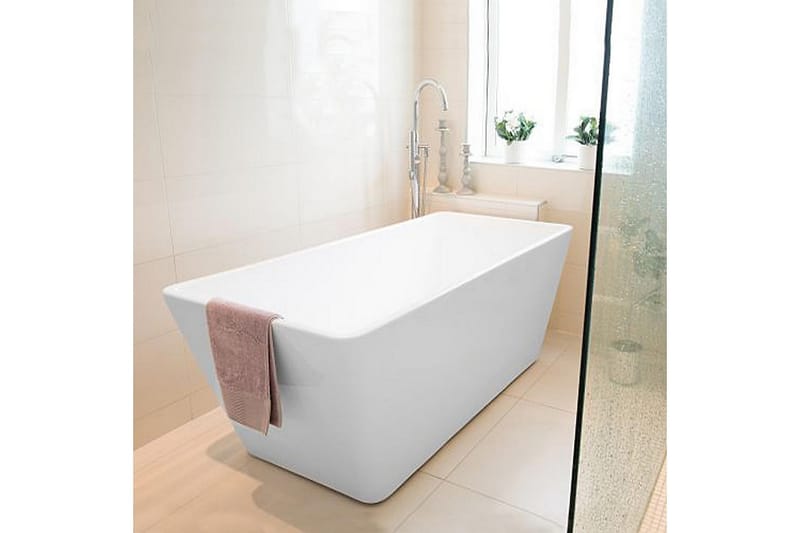 Ideal Fristående Badekar Bathlife 160 cm - Vit - Hus & renovering - Kök & bad - Badrum - Badkar