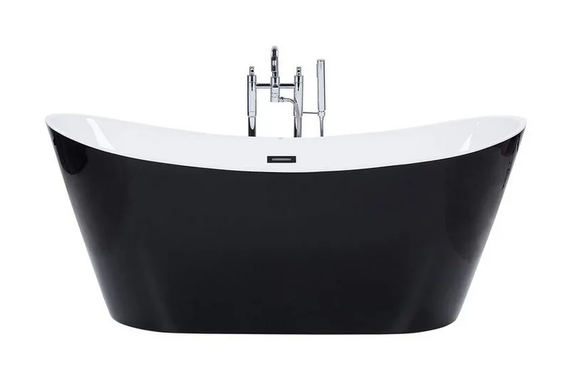 Menailo Badkar Fristående 170 cm, Svart