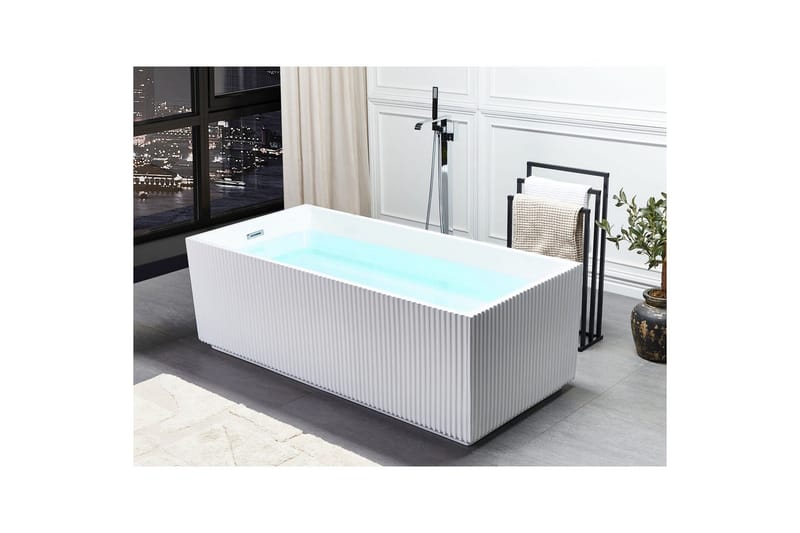 Badkar Gocta Vit, 81x169x60 cm - Vit, 81x169x60 cm - Hus & renovering - Kök & bad - Badrum - Badkar