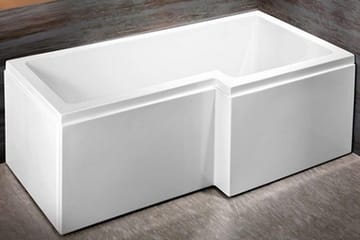Behag Badkar 170cm Höger - Vit - Hus & renovering - Kök & bad - Badrum - Badkar