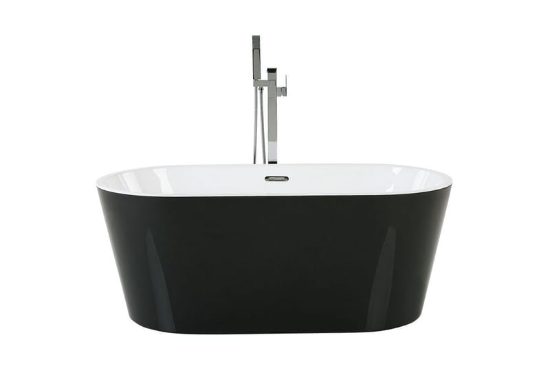 Badkar Havana Svart/Silver/Vit, 72x170x59 cm - Svart/Silver/Vit, 72x170x59 cm - Hus & renovering - Kök & bad - Badrum - Badkar