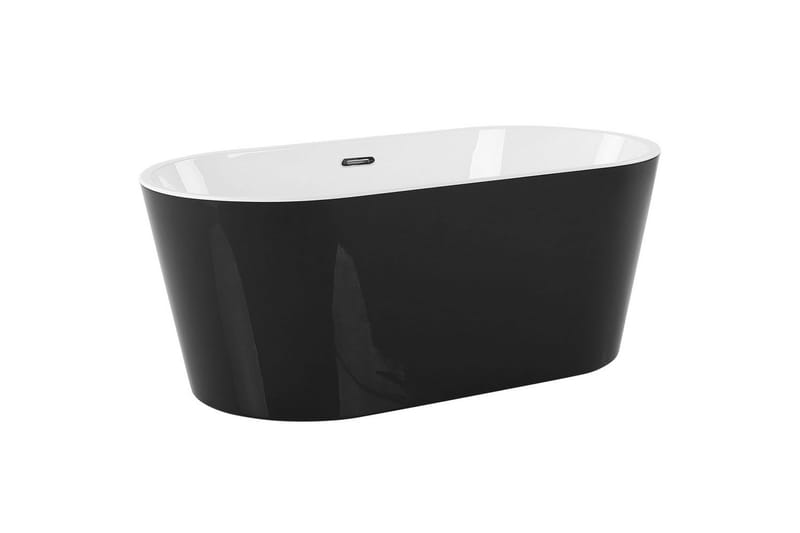 Badkar Havana Svart/Silver/Vit, 72x170x59 cm - Svart/Silver/Vit, 72x170x59 cm - Hus & renovering - Kök & bad - Badrum - Badkar