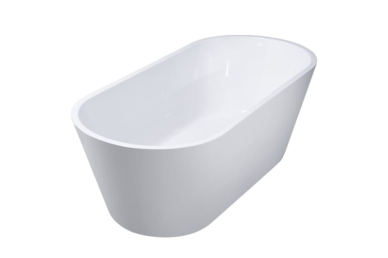 Lykke Badkar Polar Deluxe 160x75x58 cm - Vit - Hus & renovering - Kök & bad - Badrum - Badkar