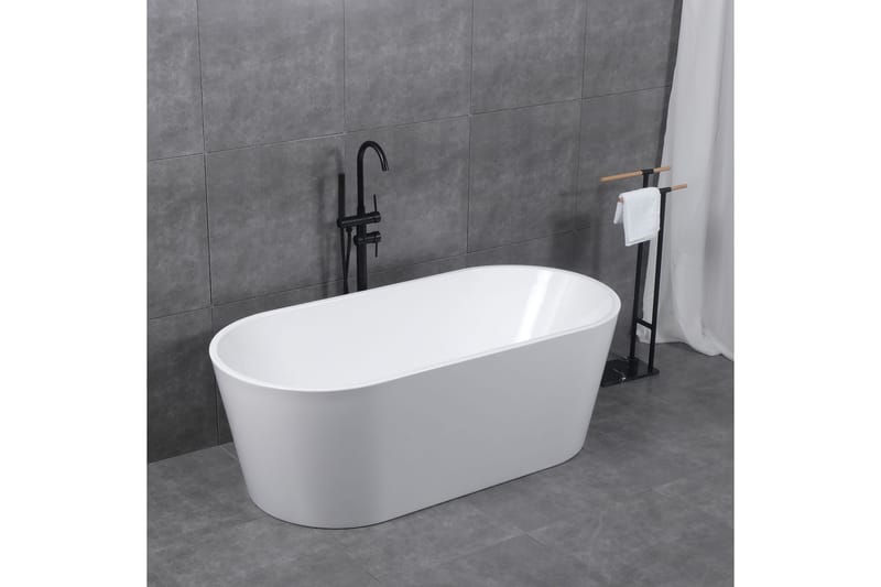 Lykke Badkar Polar Deluxe 160x75x58 cm - Vit - Hus & renovering - Kök & bad - Badrum - Badkar