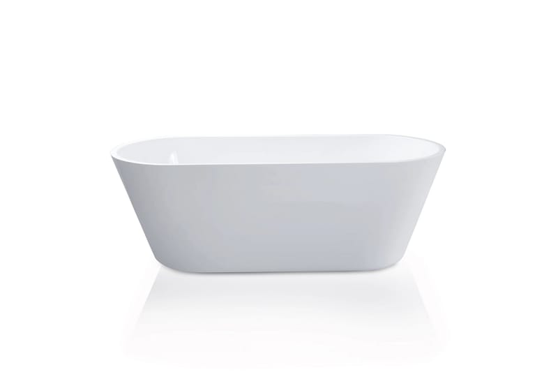 Lykke Badkar Polar Deluxe 160x75x58 cm - Vit - Hus & renovering - Kök & bad - Badrum - Badkar