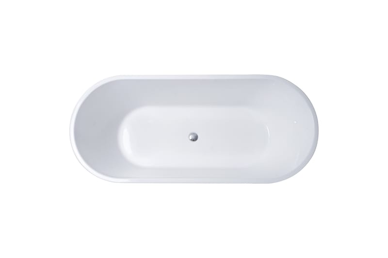 Lykke Badkar Polar Deluxe 160x75x58 cm - Vit - Hus & renovering - Kök & bad - Badrum - Badkar