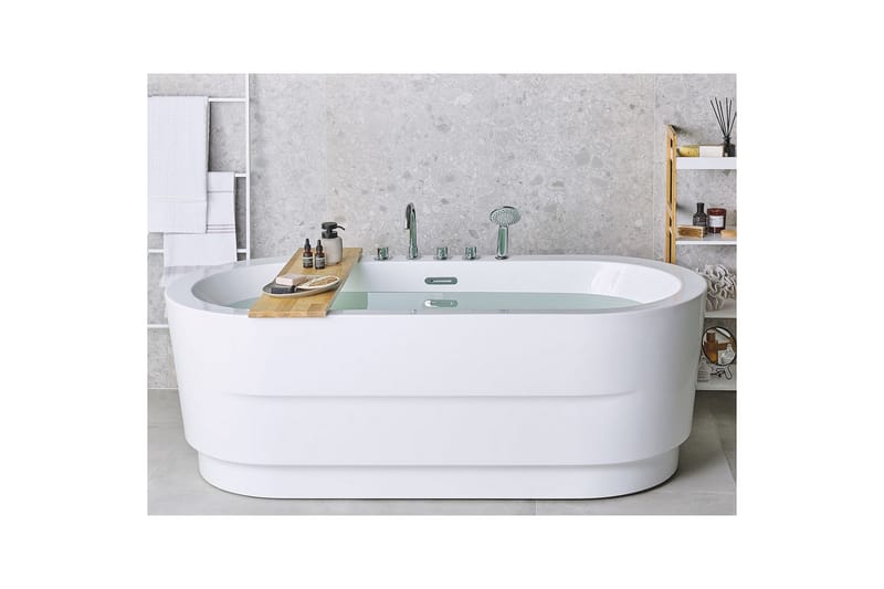 Badkar med blandare Empresa Vit/Silver - Vit/Silver - Hus & renovering - Kök & bad - Badrum - Badkar