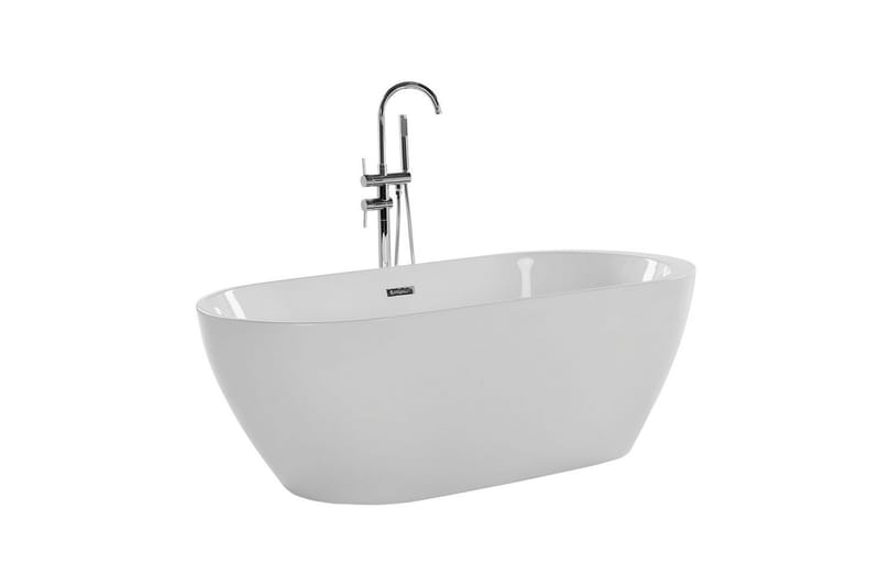 Badkar Nevis Vit/Silver, 75x150x58 cm - Vit/Silver, 75x150x58 cm - Hus & renovering - Kök & bad - Badrum - Badkar