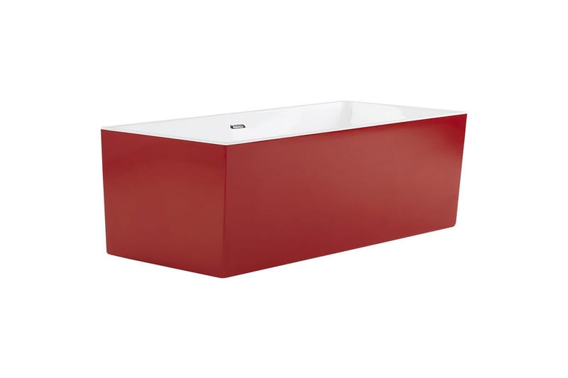 Badkar Rios Röd/Vit - Röd/Vit - Hus & renovering - Kök & bad - Badrum - Badkar
