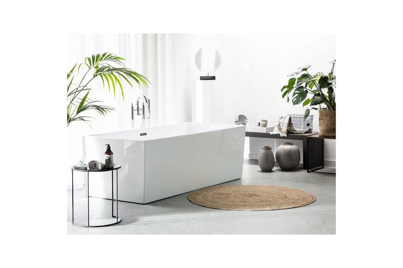Badkar Rios Vit/Silver - Vit/Silver - Hus & renovering - Kök & bad - Badrum - Badkar