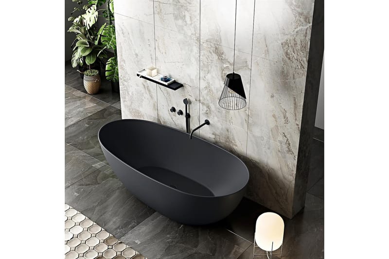 Badkar Bathlife Klok Svart - Hus & renovering - Kök & bad - Badrum - Badkar