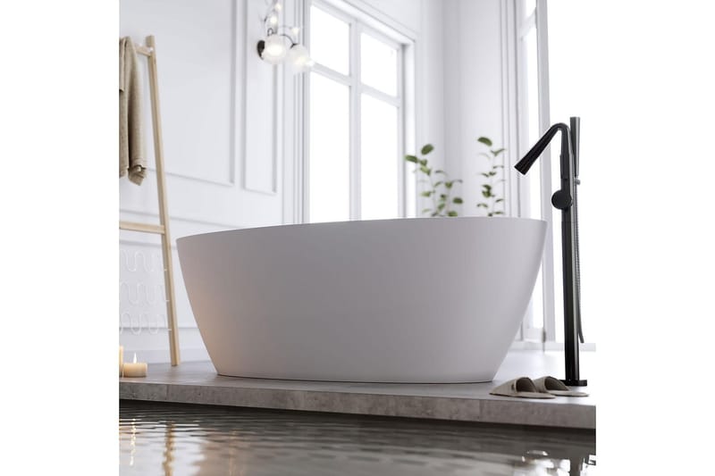 Bathlife Sund Sittbadkar 170 cm - Matt Vit - Hus & renovering - Kök & bad - Badrum - Badkar