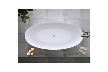 Bathlife Sund Sittbadkar 170 cm - Matt Vit - Hus & renovering - Kök & bad - Badrum - Badkar