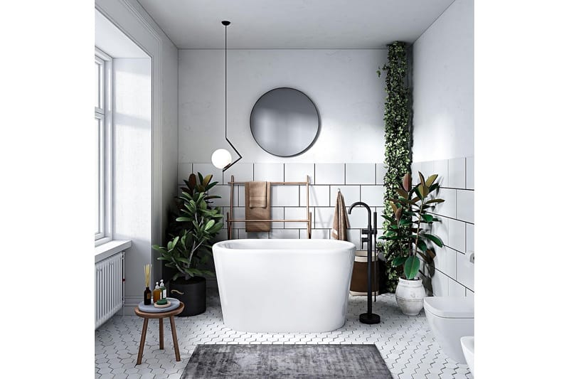 Ideal Sittbadkar Bathlife - Vit - Hus & renovering - Kök & bad - Badrum - Badkar