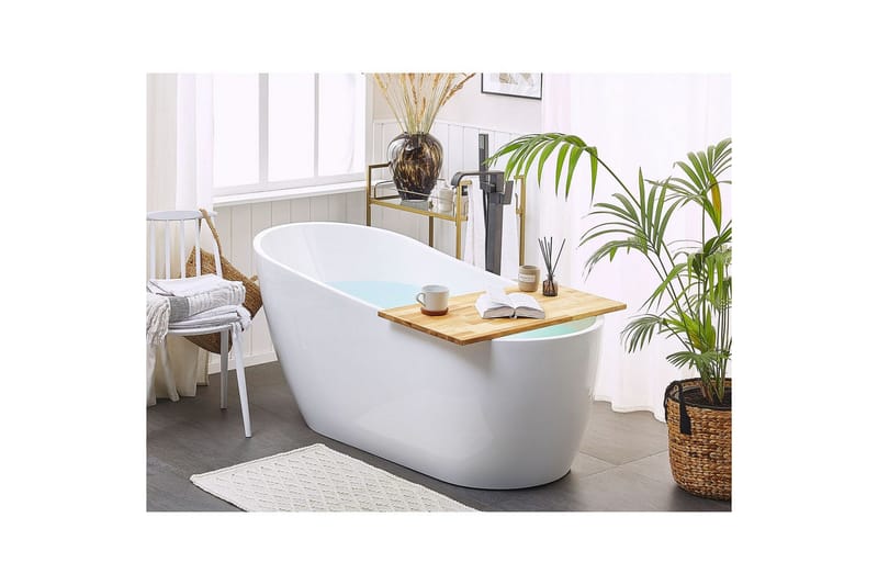 Badkar Solarte Vit/Silver - Vit/Silver - Hus & renovering - Kök & bad - Badrum - Badkar