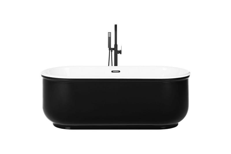 Badkar Pinel Svart/vit/silver - Svart/vit/silver - Hus & renovering - Kök & bad - Badrum - Badkar