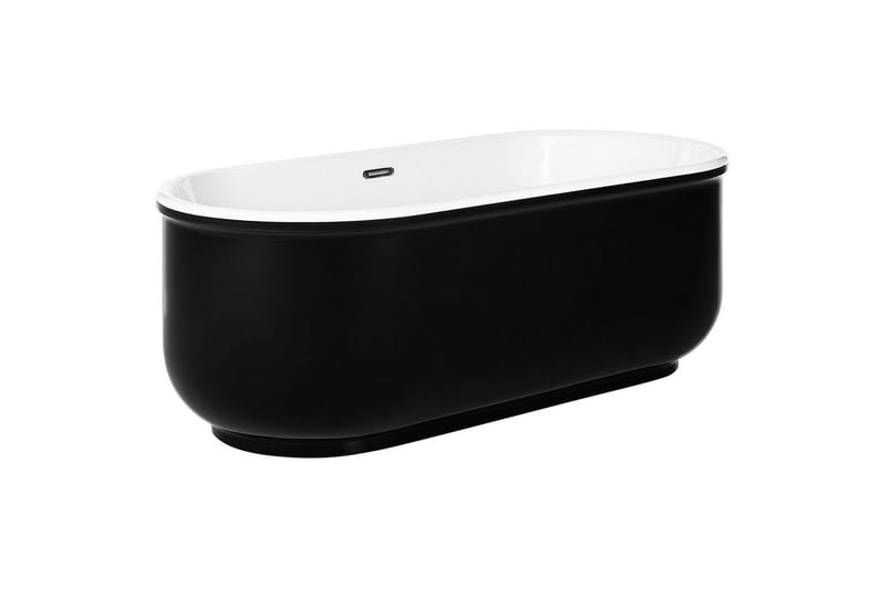 Badkar Pinel Svart/vit/silver - Svart/vit/silver - Hus & renovering - Kök & bad - Badrum - Badkar
