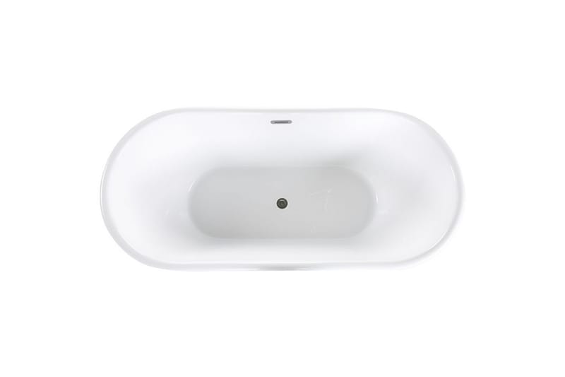 Badkar Pinel Svart/vit/silver - Svart/vit/silver - Hus & renovering - Kök & bad - Badrum - Badkar