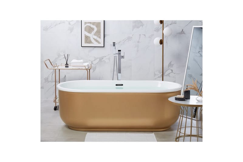 Badkar Pinel Guld/Vit/Silver - Guld/Vit/Silver - Hus & renovering - Kök & bad - Badrum - Badkar