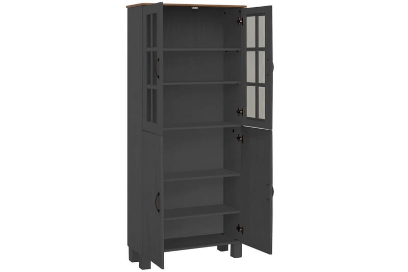 Alby Högskåp till Badrum 130x75x30 cm - Grå - Hus & renovering - Kök & bad - Badrum - Badrumsmöbler & badrumsinredning - Badrumsskåp