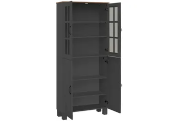 Alby Högskåp till Badrum 130x75x30 cm - Grå - Hus & renovering - Kök & bad - Badrum - Badrumsmöbler & badrumsinredning - Badrumsskåp