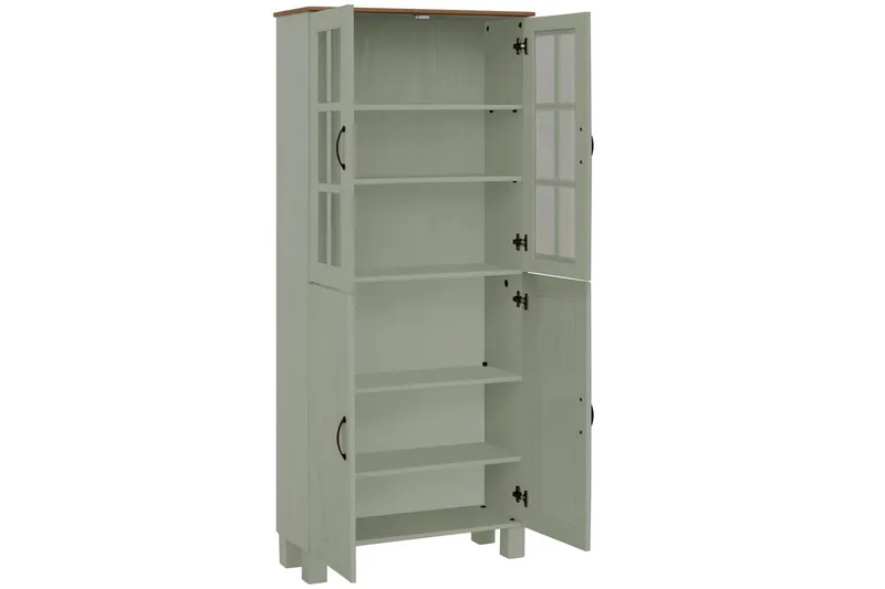 Alby Högskåp till Badrum 130x75x30 cm - Grön - Hus & renovering - Kök & bad - Badrum - Badrumsmöbler & badrumsinredning - Badrumsskåp