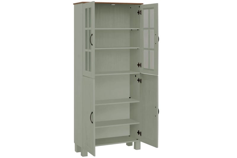 Alby Högskåp till Badrum 130x75x30 cm - Grön - Hus & renovering - Kök & bad - Badrum - Badrumsmöbler & badrumsinredning - Badrumsskåp