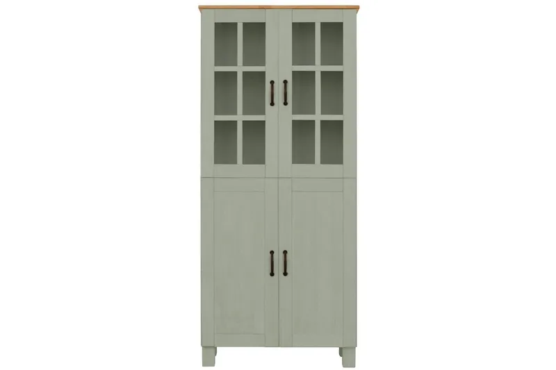 Alby Högskåp till Badrum 130x75x30 cm - Grön - Hus & renovering - Kök & bad - Badrum - Badrumsmöbler & badrumsinredning - Badrumsskåp