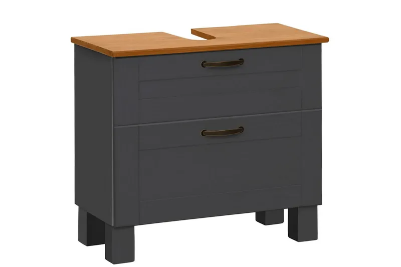 Alby Tvättställsskåp 60 cm - Grå - Hus & renovering - Kök & bad - Badrum - Badrumsmöbler & badrumsinredning - Tvättställsskåp & kommod