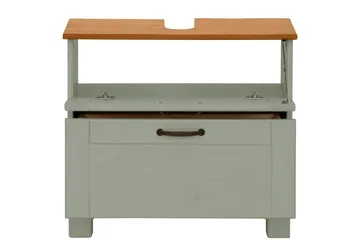 Alby Tvättställsskåp 60 cm - Grön - Hus & renovering - Kök & bad - Badrum - Badrumsmöbler & badrumsinredning - Tvättställsskåp & kommod