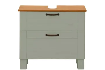 Alby Tvättställsskåp 60 cm - Grön - Hus & renovering - Kök & bad - Badrum - Badrumsmöbler & badrumsinredning - Tvättställsskåp & kommod