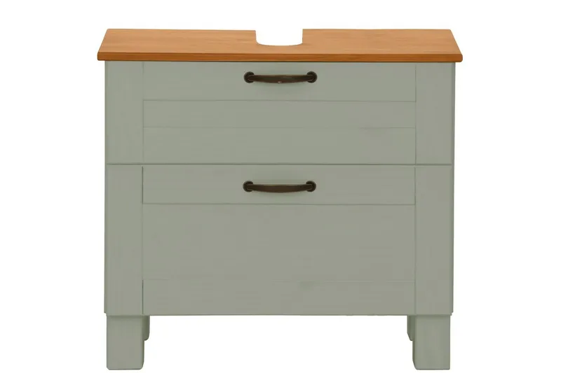 Alby Tvättställsskåp 60 cm - Grön - Hus & renovering - Kök & bad - Badrum - Badrumsmöbler & badrumsinredning - Tvättställsskåp & kommod