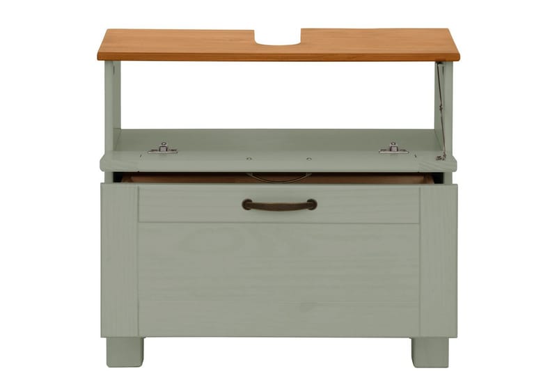 Alby Tvättställsskåp 60 cm - Grön - Hus & renovering - Kök & bad - Badrum - Badrumsmöbler & badrumsinredning - Tvättställsskåp & kommod