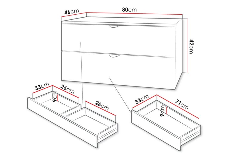 Alijan Tvättställsskåp - Hus & renovering - Kök & bad - Badrum - Badrumsmöbler & badrumsinredning - Tvättställsskåp & kommod