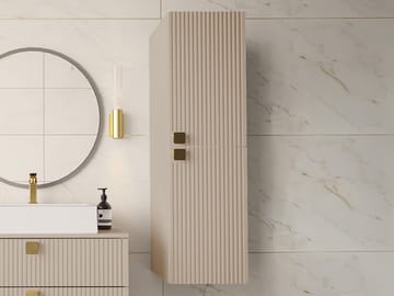 Alima Badrumsskåp - beige - Hus & renovering - Kök & bad - Badrum - Badrumsmöbler & badrumsinredning - Badrumsskåp