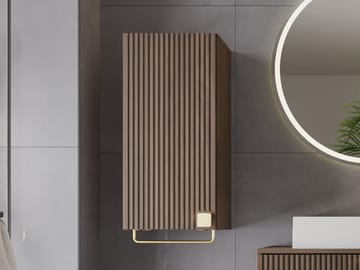 Alima Badrumsskåp - Brun|guld - Hus & renovering - Kök & bad - Badrum - Badrumsmöbler & badrumsinredning - Väggskåp & högskåp