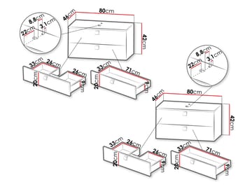 Alima Tvättställ - Brun|vit|guld - Hus & renovering - Kök & bad - Badrum - Badrumsmöbler & badrumsinredning - Kompletta möbelpaket badrum