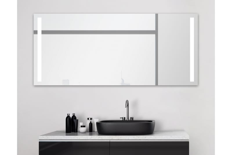 Allejaure Spegel 160x70 cm - Silver - Badrumsspegel - Badrumsspegel med belysning
