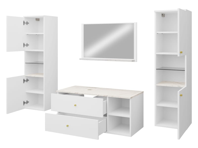 Askersund Möbelset för Badrum - Beige - Hus & renovering - Kök & bad - Badrum - Badrumsmöbler & badrumsinredning - Kompletta möbelpaket badrum