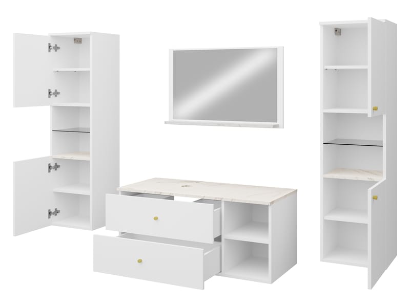 Askersund Möbelset för Badrum - Beige - Hus & renovering - Kök & bad - Badrum - Badrumsmöbler & badrumsinredning - Kompletta möbelpaket badrum