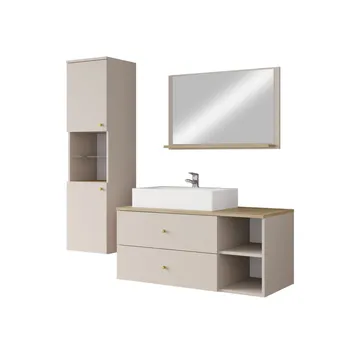 Askersund Möbelset för Badrum - Beige - Hus & renovering - Kök & bad - Badrum - Badrumsmöbler & badrumsinredning - Kompletta möbelpaket badrum