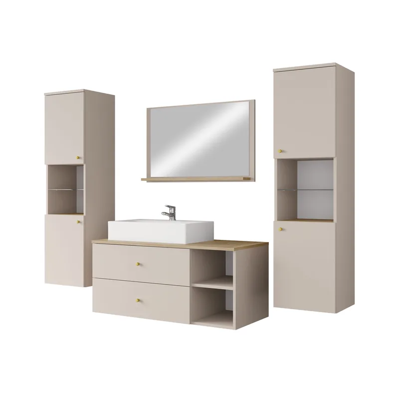 Askersund Möbelset för Badrum, Beige