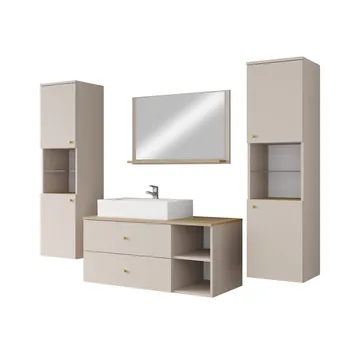 Askersund Möbelset för Badrum - Beige - Hus & renovering - Kök & bad - Badrum - Badrumsmöbler & badrumsinredning - Kompletta möbelpaket badrum