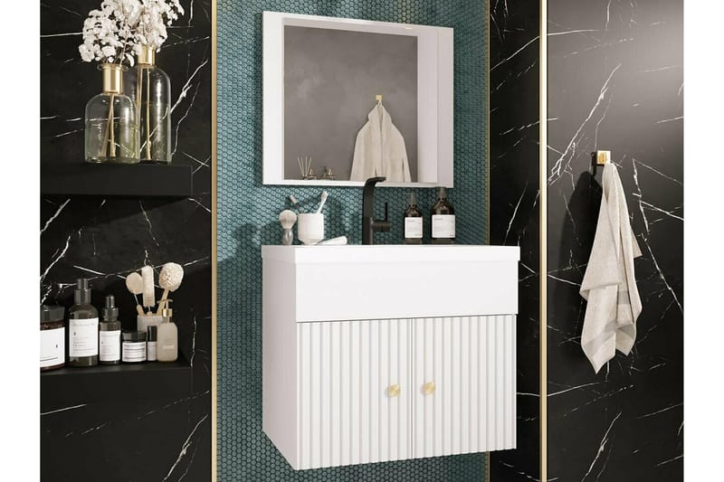 Dunvegan Badrumsförvaring - Vit - Hus & renovering - Kök & bad - Badrum - Badrumsmöbler & badrumsinredning - Badrumsförvaring