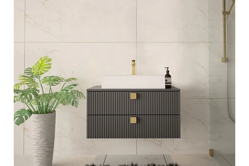 Glenndale Badrumsförvaring Concept 55 Grey - Hus & renovering - Kök & bad - Badrum - Badrumsmöbler & badrumsinredning - Badrumsförvaring